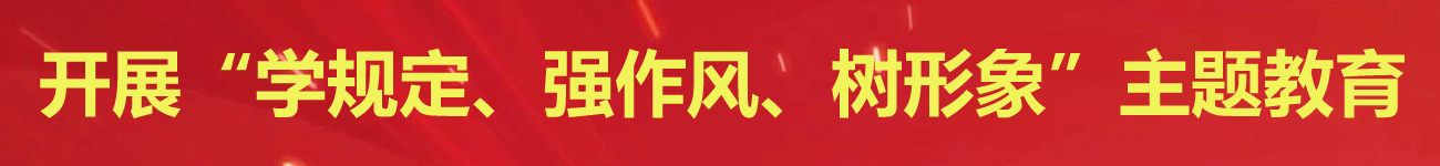 開展“學規定、強作風、樹形象”主題教育